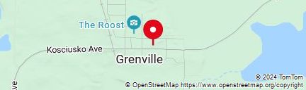 Map of Grenville, South Dakota